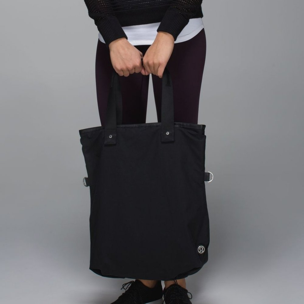 Lululemon Black Yoga Travel Tote